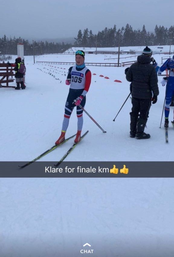 Eskil Tarud til finalen i KM sprint på Dombås